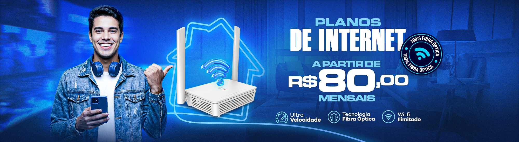 Planos de internet JVNET